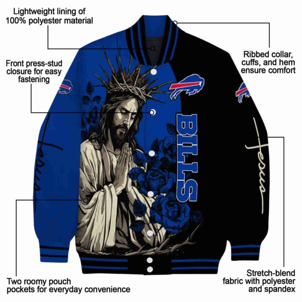 buffalo bills hands in prayer blue black jacket new arrival
