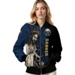 buffalo sabres hands in prayer navy blue black jacket best selling