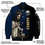 buffalo sabres hands in prayer navy blue black jacket best selling
