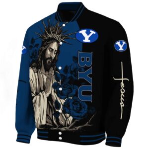byu cougars hands in prayer blue black jacket best selling