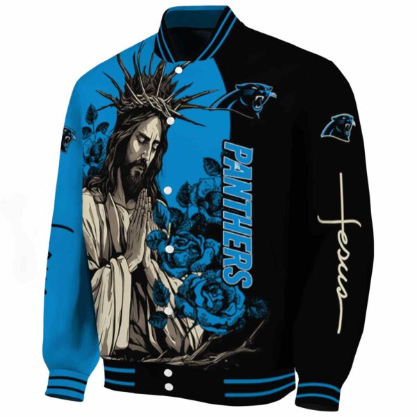 carolina panthers hands in prayer blue black jacket best selling