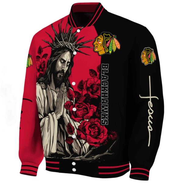chicago blackhawks hands in prayer red black jacket best selling