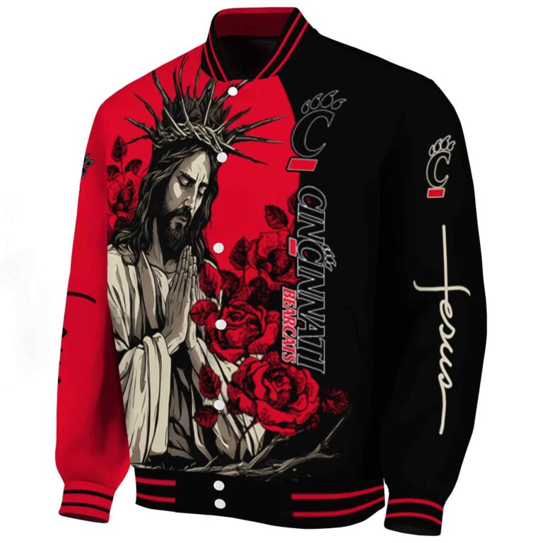 cincinnati bearcats hands in prayer red black jacket best selling