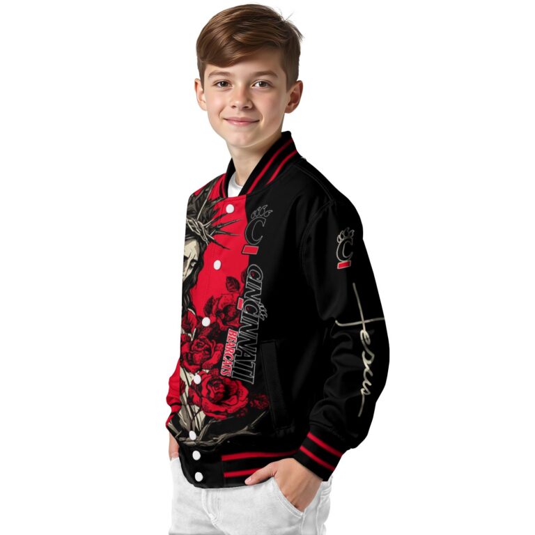 cincinnati bearcats hands in prayer red black jacket trendy