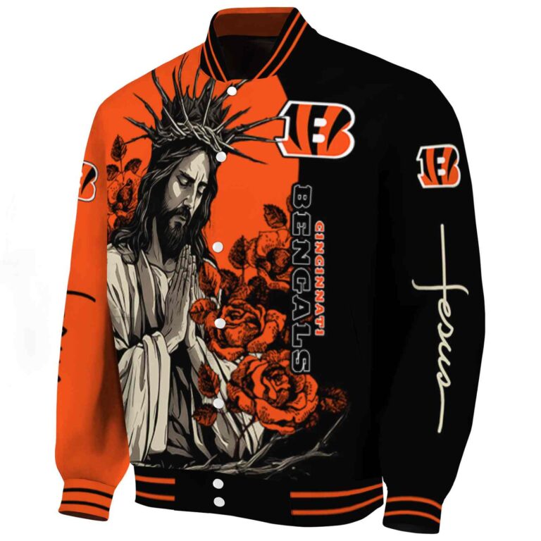cincinnati bengals hands in prayer orange black jacket best selling