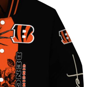 cincinnati bengals hands in prayer orange black jacket premium grade