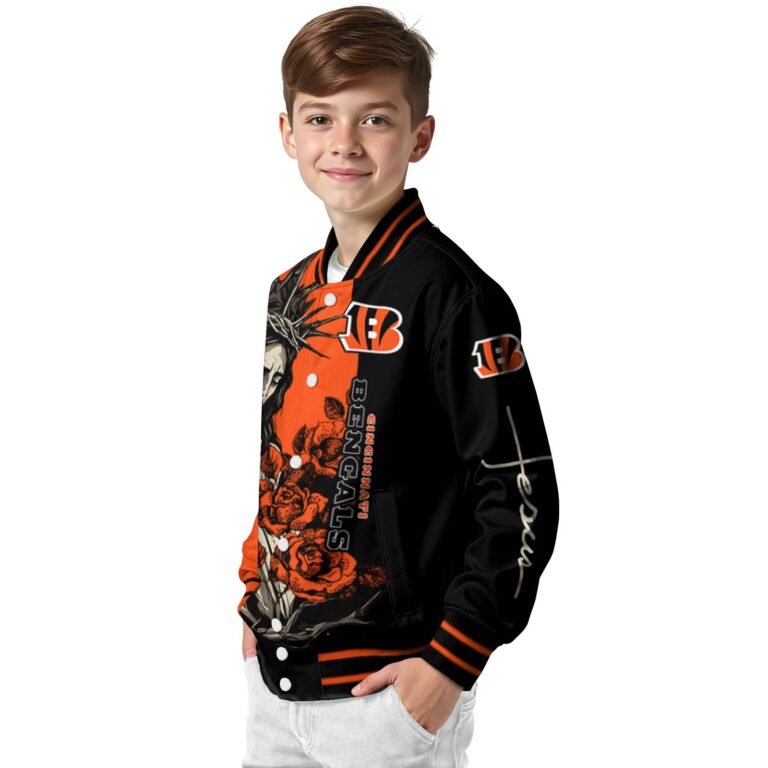 cincinnati bengals hands in prayer orange black jacket trendy