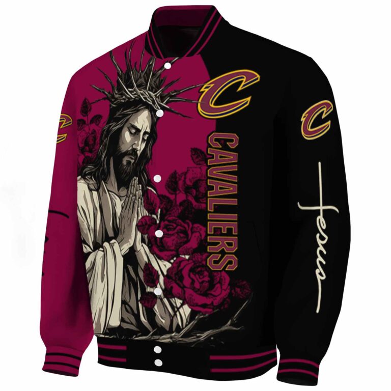 cleveland cavaliers hands in prayer wine black jacket best selling