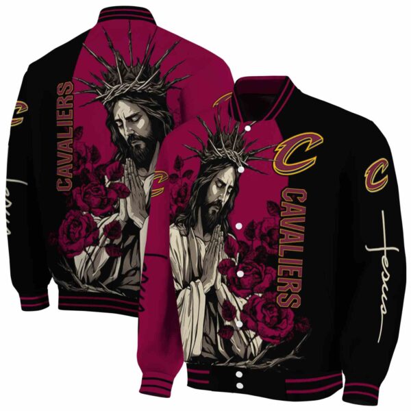 cleveland cavaliers hands in prayer wine black jacket fashion forward