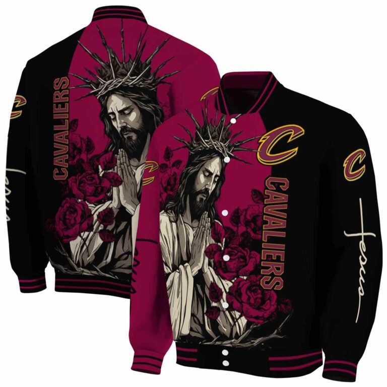 cleveland cavaliers hands in prayer wine black jacket fashion forward