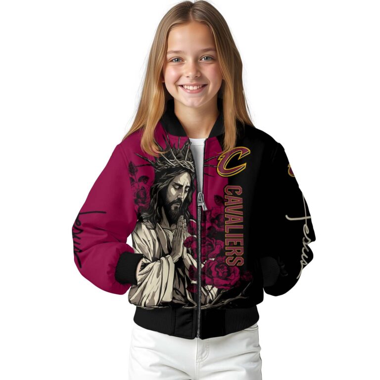 cleveland cavaliers hands in prayer wine black jacket top rated
