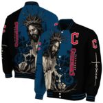 cleveland guardians hands in prayer navy blue black jacket best selling