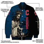cleveland guardians hands in prayer navy blue black jacket best selling