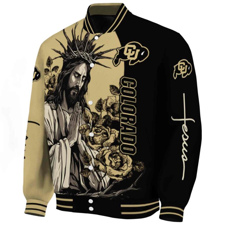 colorado buffaloes hands in prayer gold black jacket best selling