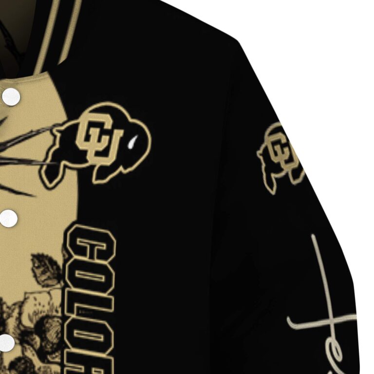 colorado buffaloes hands in prayer gold black jacket premium grade