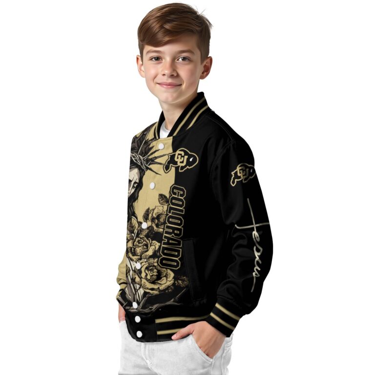 colorado buffaloes hands in prayer gold black jacket trendy