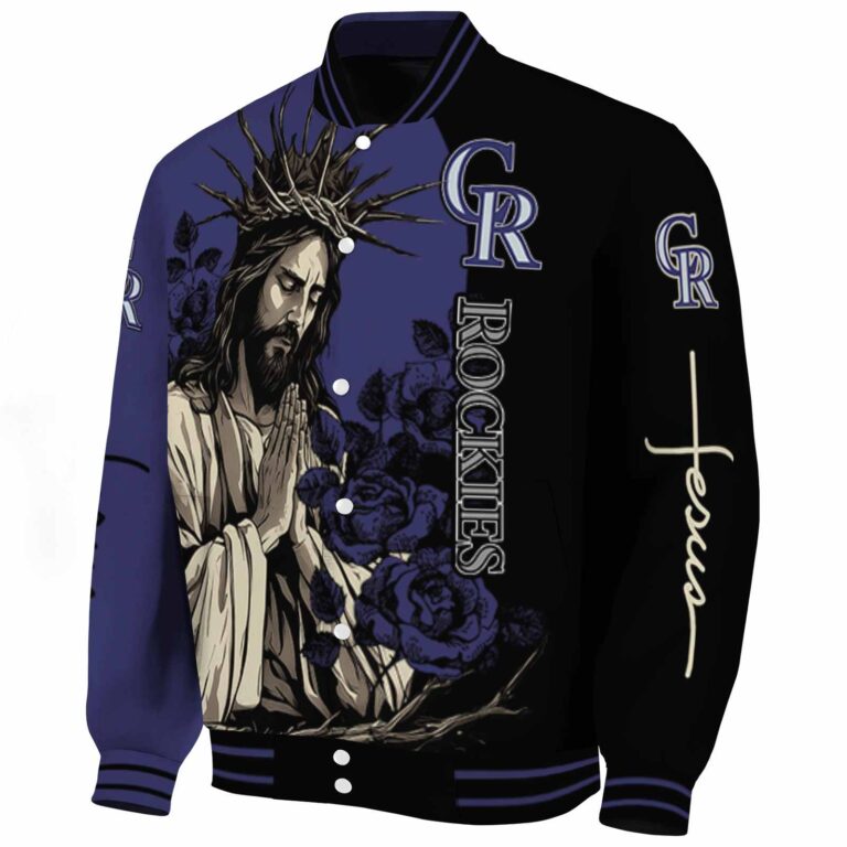 colorado rockies hands in prayer blue black jacket best selling