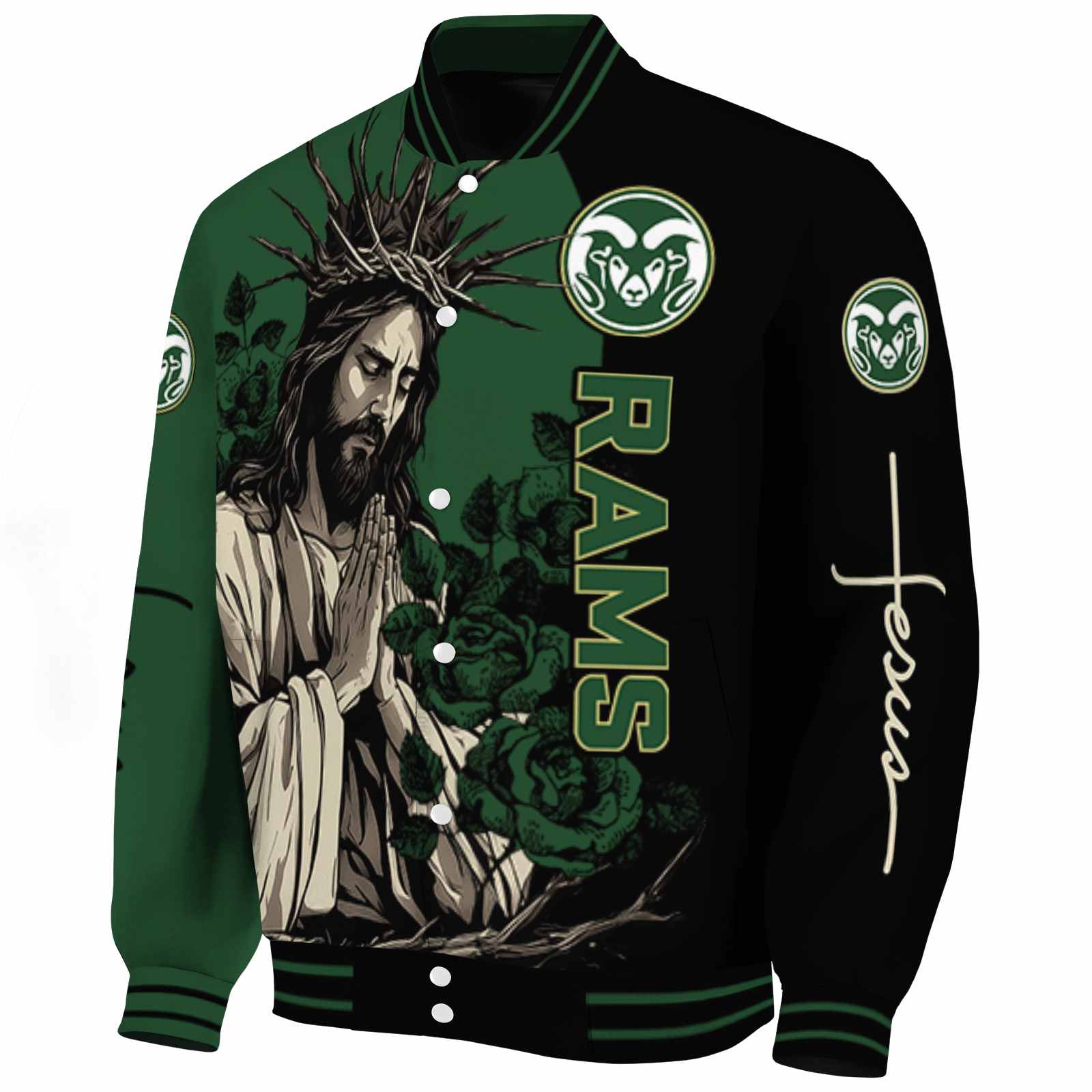 colorado state rams hands in prayer green black jacket best selling colorado state rams hands in prayer green black jacket best selling