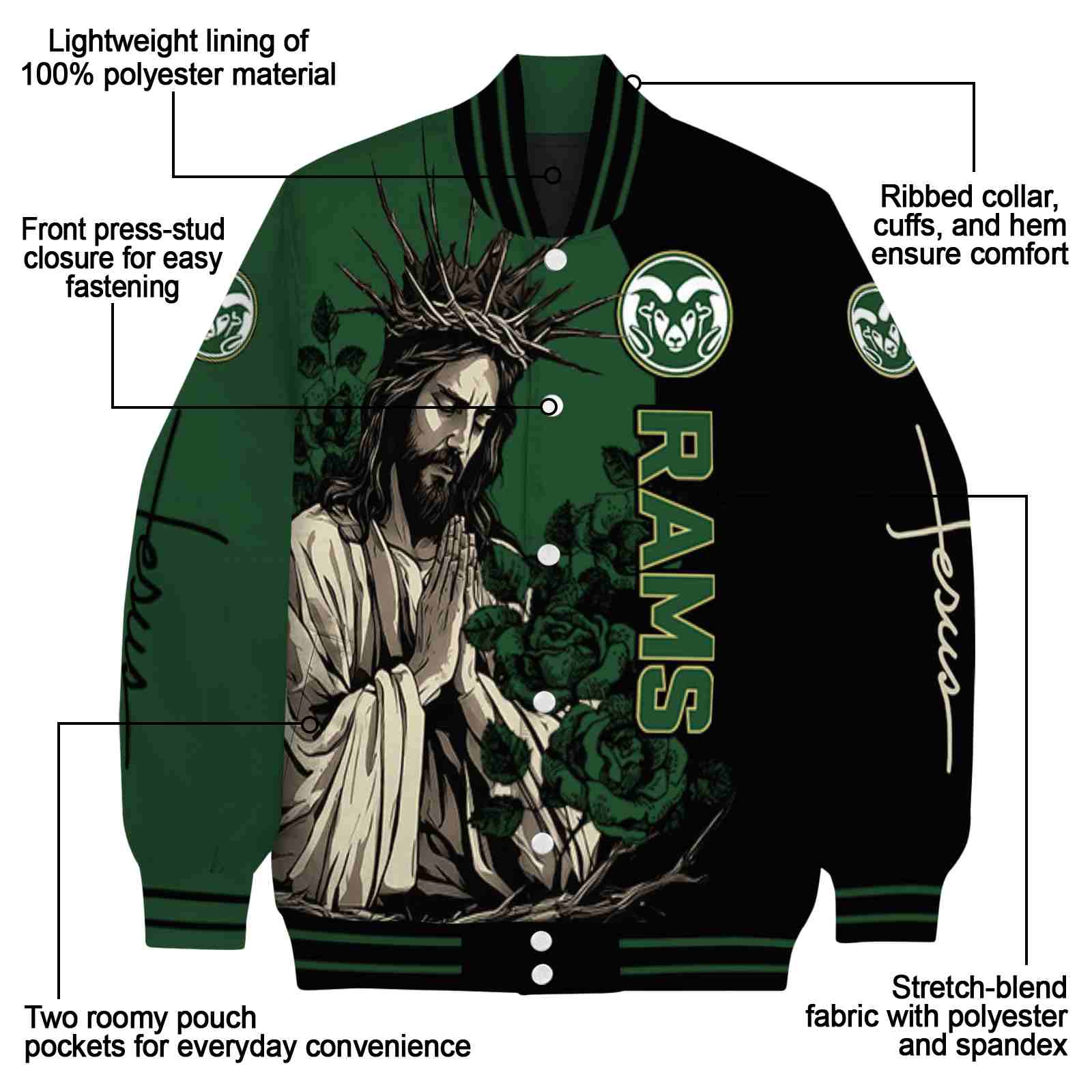colorado state rams hands in prayer green black jacket new arrival colorado state rams hands in prayer green black jacket new arrival