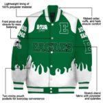 custom eastern michigan eagles fire graphic green jacket best selling