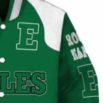 custom eastern michigan eagles fire graphic green jacket best selling