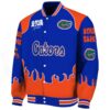 custom florida gators fire graphic blue jacket best selling