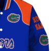 custom florida gators fire graphic blue jacket premium grade