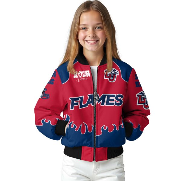 custom liberty flames fire graphic red jacket top rated