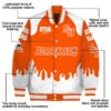 custom sam houston bearkats fire graphic orange jacket new arrival