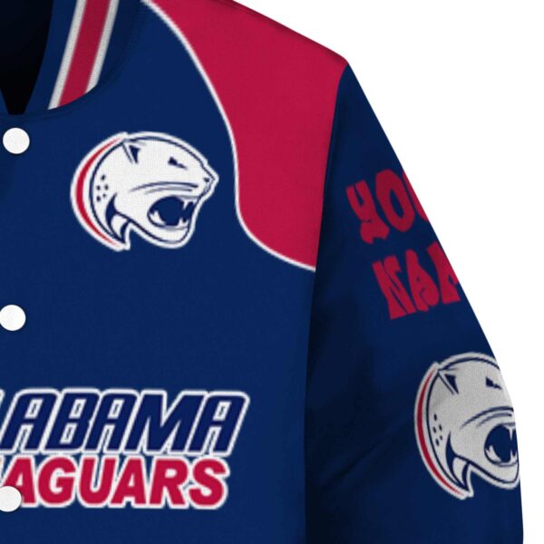 custom south alabama jaguars fire graphic blue jacket premium grade