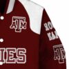 custom texas am aggies fire graphic maroon jacket premium grade