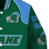 custom tulane green wave fire graphic green jacket premium grade