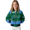 custom tulane green wave fire graphic green jacket top rated