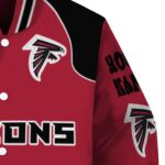 customized atlanta falcons fire graphic red jacket best selling