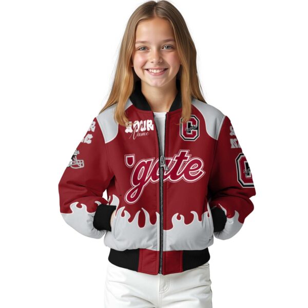 customized colgate raiders fire graphic maroon jacket top rated