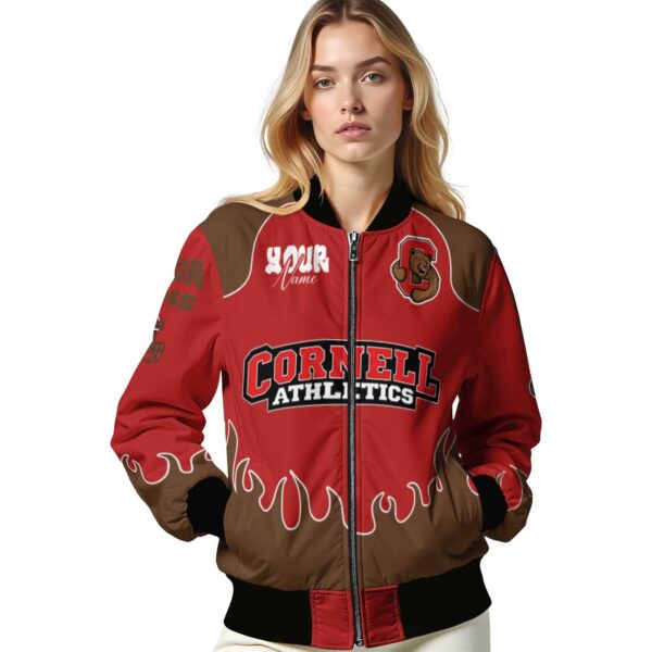 customized cornell big red fire graphic red jacket latest model