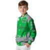 customized marshall thundering herd fire graphic green jacket trendy