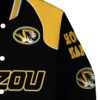 customized missouri tigers fire graphic black jacket premium grade