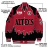 customized san diego state aztecs fire graphic red jacket new arrival