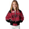 customized san diego state aztecs fire graphic red jacket top rated