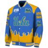 customized ucla bruins fire graphic blue jacket best selling