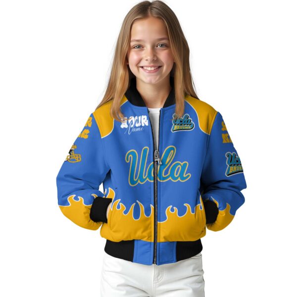 customized ucla bruins fire graphic blue jacket top rated