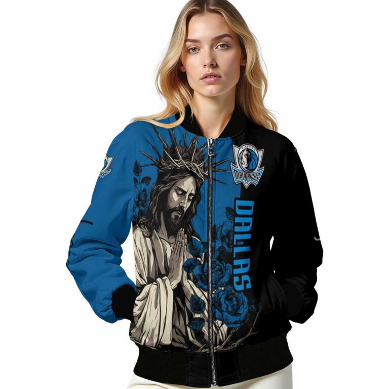 dallas mavericks hands in prayer blue black jacket latest model
