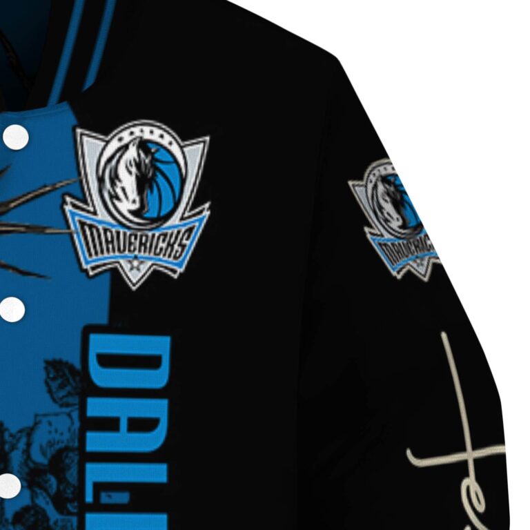 dallas mavericks hands in prayer blue black jacket premium grade
