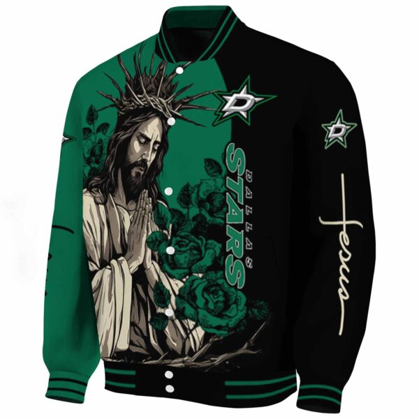 dallas stars hands in prayer green black jacket best selling
