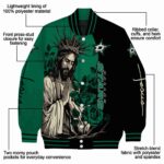 dallas stars hands in prayer green black jacket best selling