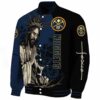 denver nuggets hands in prayer blue black jacket best selling