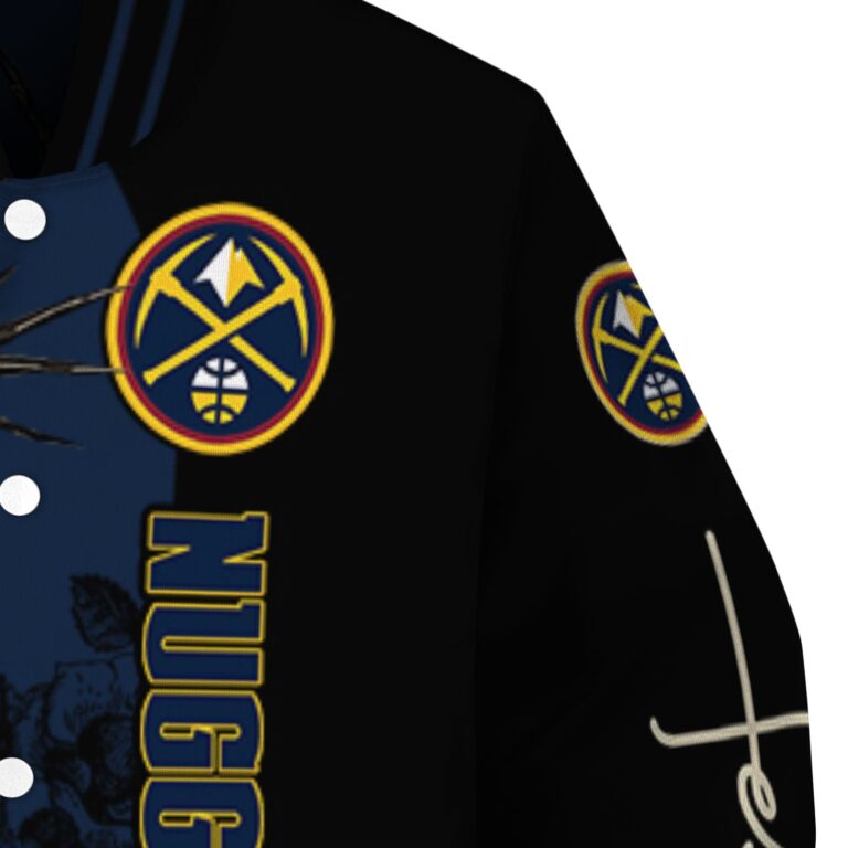 denver nuggets hands in prayer blue black jacket premium grade