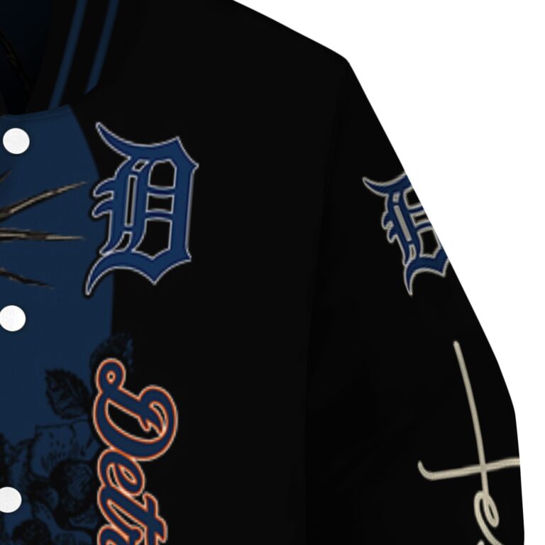 detroit tigers hands in prayer navy black jacket premium grade