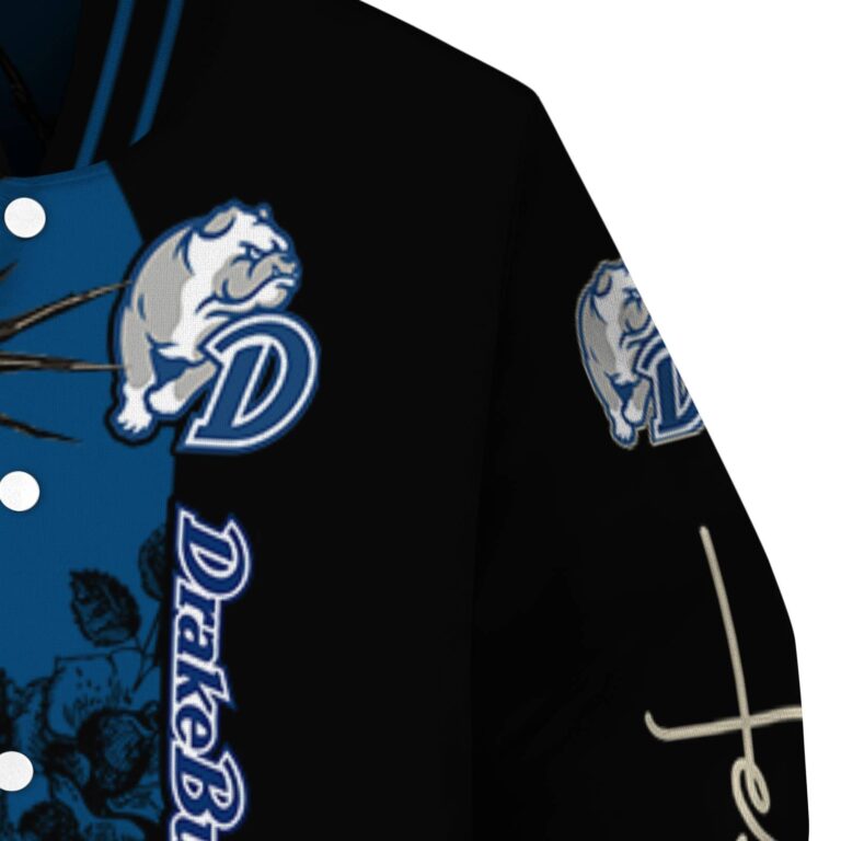 drake bulldogs hands in prayer blue black jacket premium grade